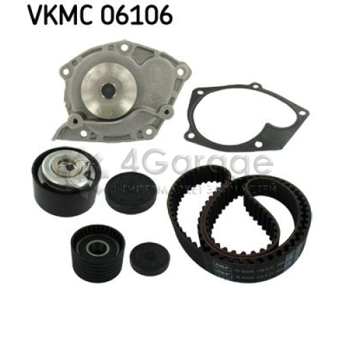Водяной насос + комплект зубчатого ремня SKF VKMC06106 в Ростове-на-Дону