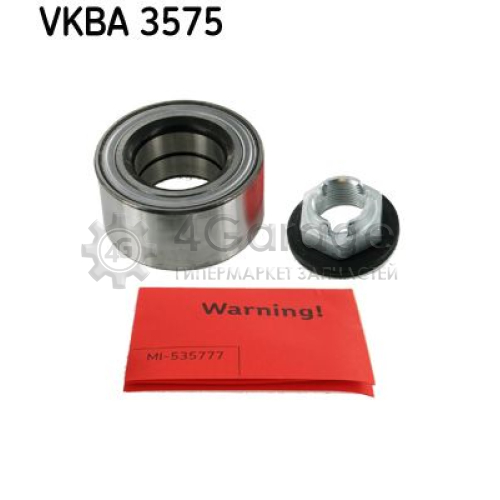 SKF VKBA3575 Комплект подшипника ступицы колеса