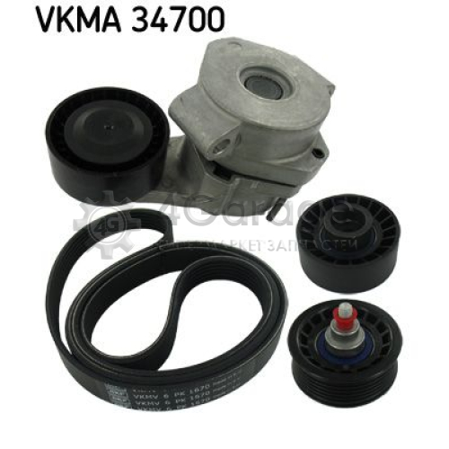 Поликлиновой ременный комплект SKF VKMA34700 в Ростове-на-Дону