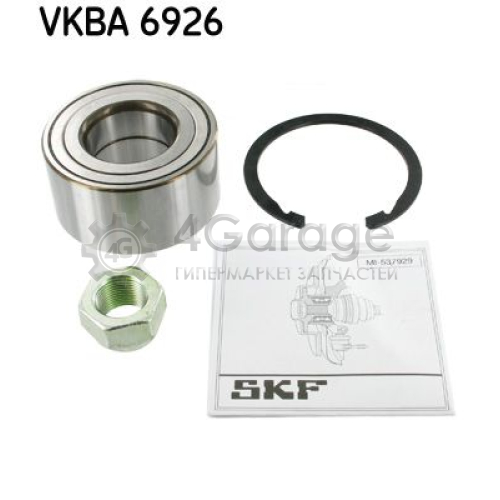 SKF VKBA6926 Комплект подшипника ступицы колеса