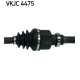 Приводной вал SKF VKJC4475 в Ростове-на-Дону