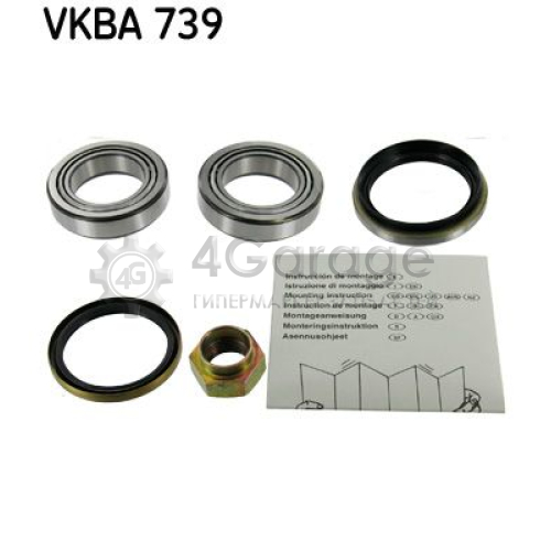 Комплект подшипника ступицы колеса SKF VKBA739 в Ростове-на-Дону