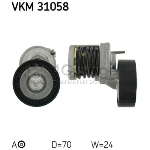 Натяжной ролик поликлиновой ремень SKF VKM31058 в Москве