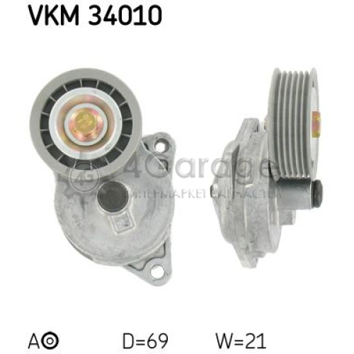 Натяжной ролик поликлиновой ремень SKF VKM34010 в Ростове-на-Дону