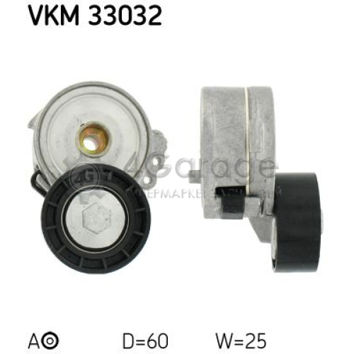Натяжной ролик поликлиновой ремень SKF VKM33032 в Москве