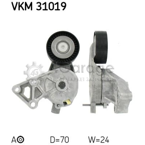 Натяжной ролик поликлиновой ремень SKF VKM31019 в Москве