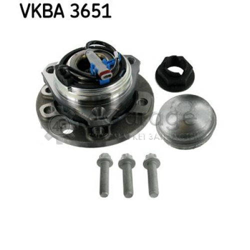 SKF VKBA3651 Комплект подшипника ступицы колеса