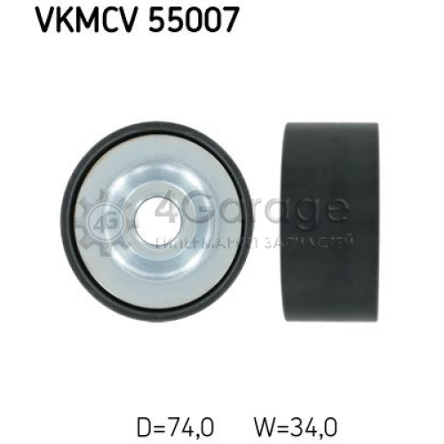 Паразитный / ведущий ролик поликлиновой ремень SKF VKMCV55007 в Нижнем Новгороде