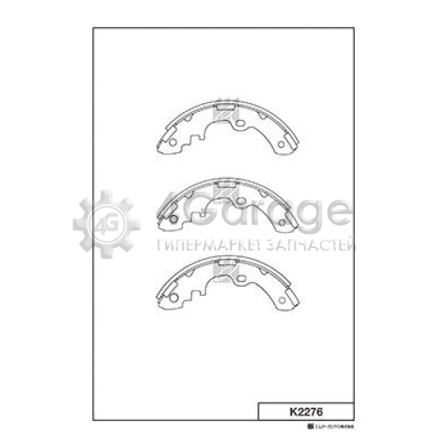 Тормозные колодки mk kashiyama