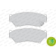 Комплект тормозных колодок дисковый тормоз PREMIER ECO FRICTION FERODO FDB1020 в Москве