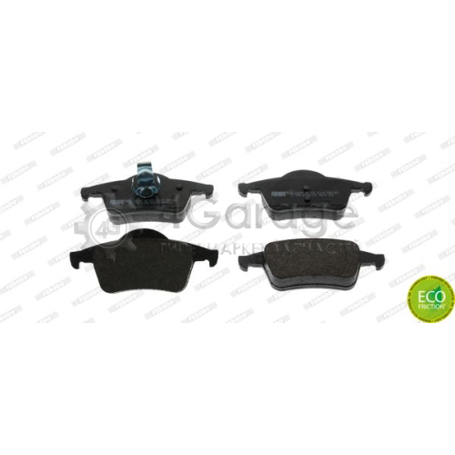 Комплект тормозных колодок дисковый тормоз PREMIER ECO FRICTION FERODO FDB1383 в Нижнем Новгороде