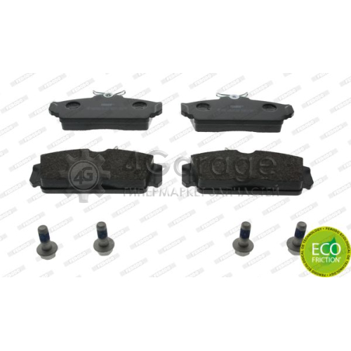 Комплект тормозных колодок дисковый тормоз PREMIER ECO FRICTION FERODO FDB1096 в Москве