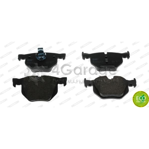 Комплект тормозных колодок дисковый тормоз PREMIER ECO FRICTION FERODO FDB1748 в Нижнем Новгороде