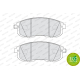 Комплект тормозных колодок дисковый тормоз PREMIER ECO FRICTION FERODO FDB4148 в Нижнем Новгороде