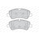 Комплект тормозных колодок дисковый тормоз PREMIER ECO FRICTION FERODO FVR4398 в Нижнем Новгороде