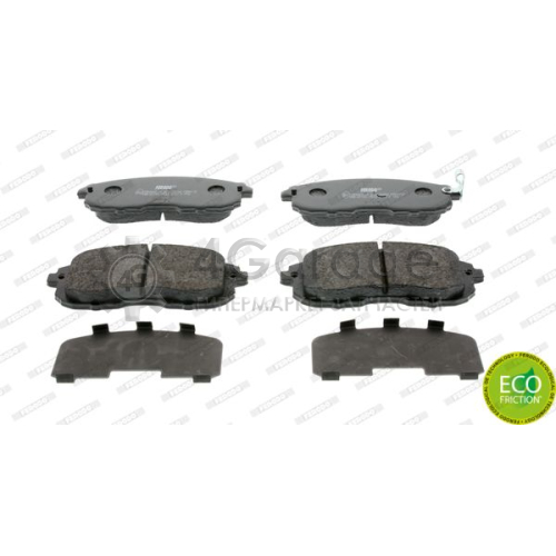 Комплект тормозных колодок дисковый тормоз PREMIER ECO FRICTION FERODO FDB4112 в Нижнем Новгороде