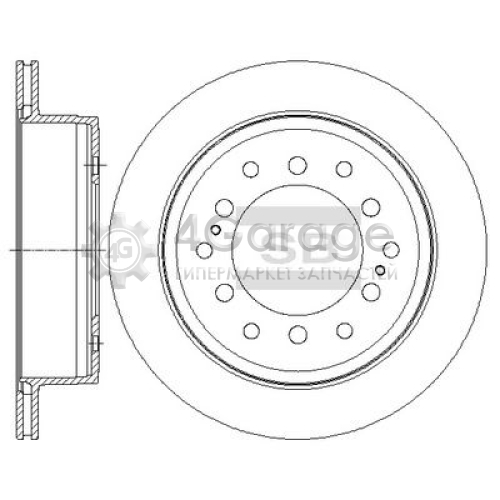 Hi-Q (SANGSIN) SD4027 Тормозной диск