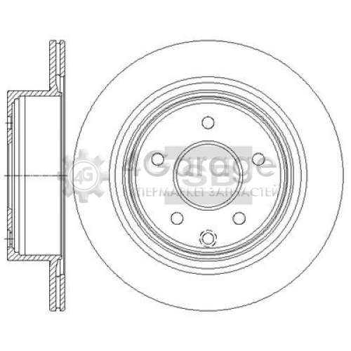 Hi-Q (SANGSIN) SD4241 Тормозной диск