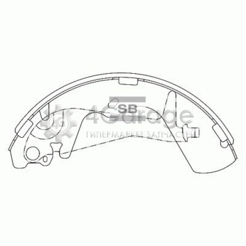 Hi-Q (SANGSIN) SA099 Комплект тормозных колодок