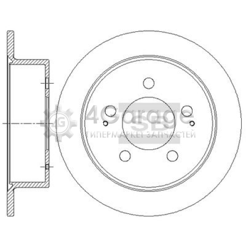 Hi-Q (SANGSIN) SD5201 Тормозной диск
