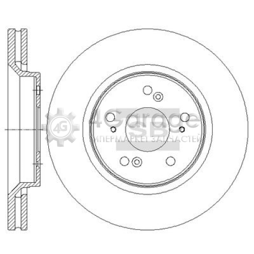 Hi-Q (SANGSIN) SD4120 Тормозной диск