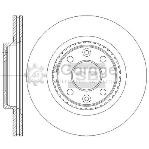 Hi-Q (SANGSIN) SD3066 Тормозной диск