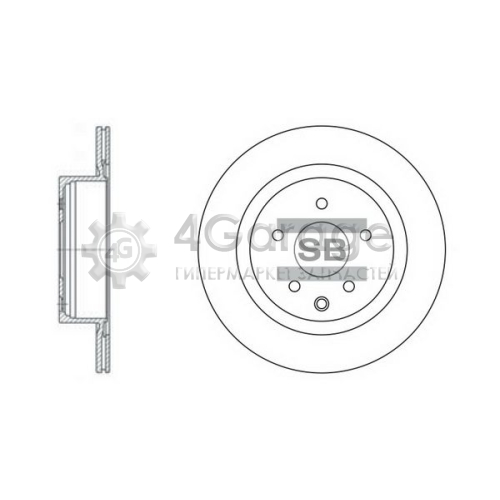 Hi-Q (SANGSIN) SD4211 Тормозной диск