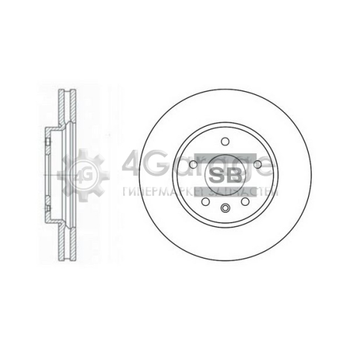 Hi-Q (SANGSIN) SD3019 Тормозной диск