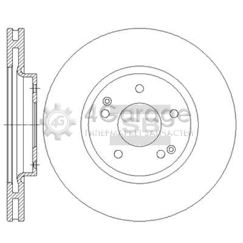 Hi-Q (SANGSIN) SD3042 Тормозной диск