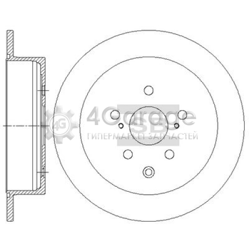 Hi-Q (SANGSIN) SD4035 Тормозной диск