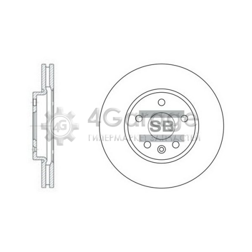 Hi-Q (SANGSIN) SD3031 Тормозной диск