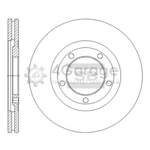 Hi-Q (SANGSIN) SD2055 Тормозной диск