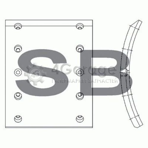 Hi-Q (SANGSIN) SL162 Комплект тормозных башмаков барабанные тормоза