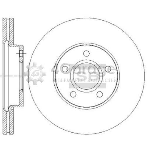 Hi-Q (SANGSIN) SD5302 Тормозной диск