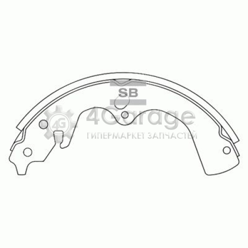 Hi-Q (SANGSIN) SA018 Комплект тормозных колодок
