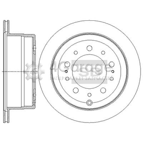 Hi-Q (SANGSIN) SD4036 Тормозной диск