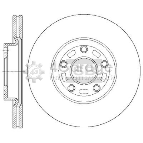 Hi-Q (SANGSIN) SD4428 Тормозной диск