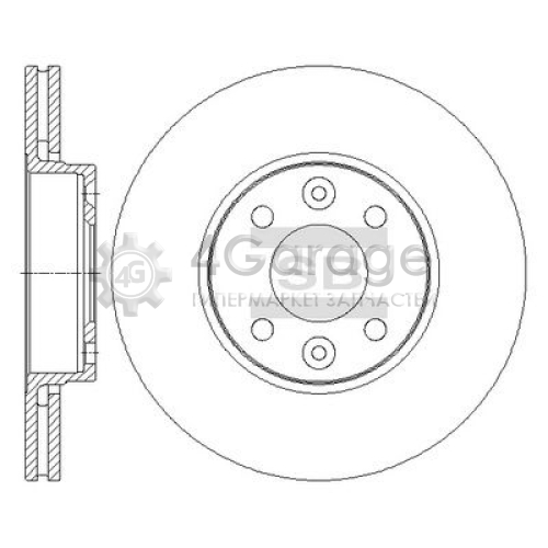 Hi-Q (SANGSIN) SD3067 Тормозной диск