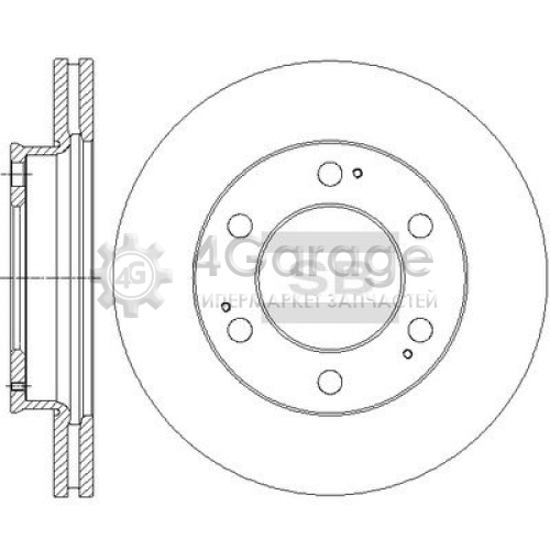 Hi-Q (SANGSIN) SD3040 Тормозной диск