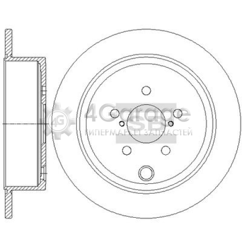 Hi-Q (SANGSIN) SD4706 Тормозной диск