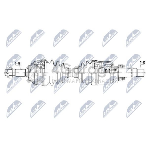 NTY NPWPE041 Приводной вал