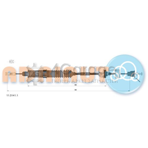 ADRIAUTO 1101411 Трос управление сцеплением