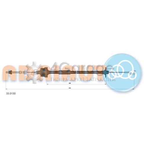ADRIAUTO 330130 Трос управление сцеплением