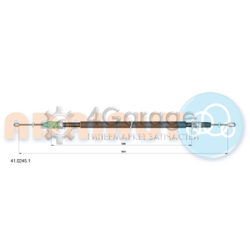 ADRIAUTO 4102451 Тросик cтояночный тормоз