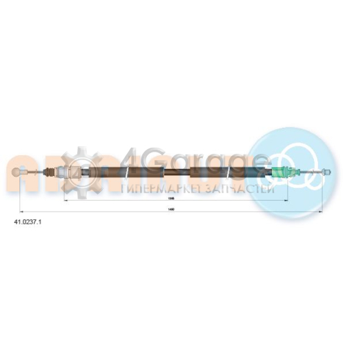 ADRIAUTO 4102371 Тросик cтояночный тормоз