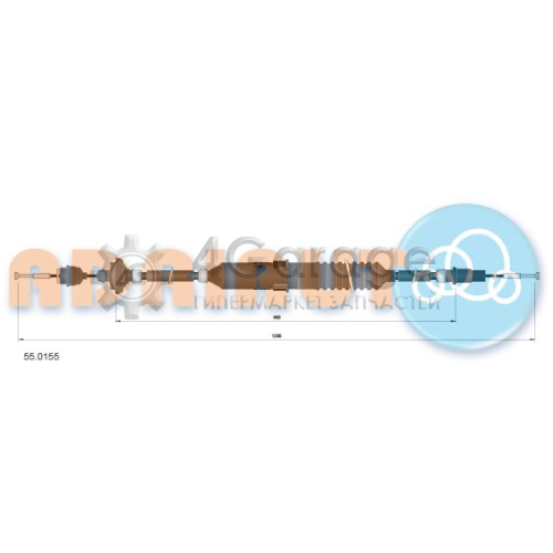 ADRIAUTO 550155 Трос управление сцеплением