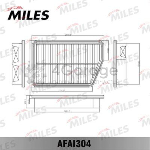 MILES AFAI304 Воздушный фильтр