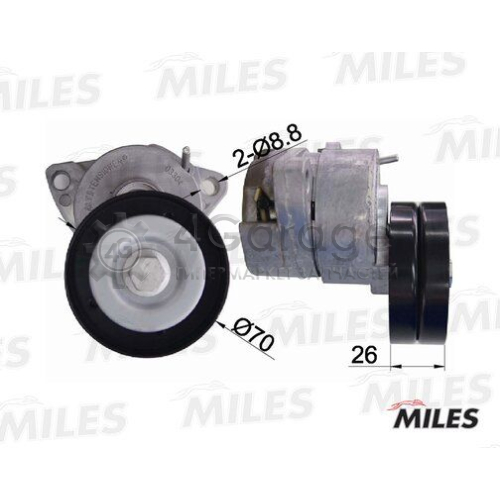 MILES AG00313 Натяжная планка поликлиновой ремень