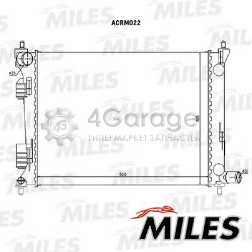 MILES ACRM022 Радиатор охлаждение двигателя