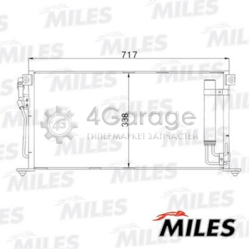 MILES ACCB058 Конденсатор кондиционер